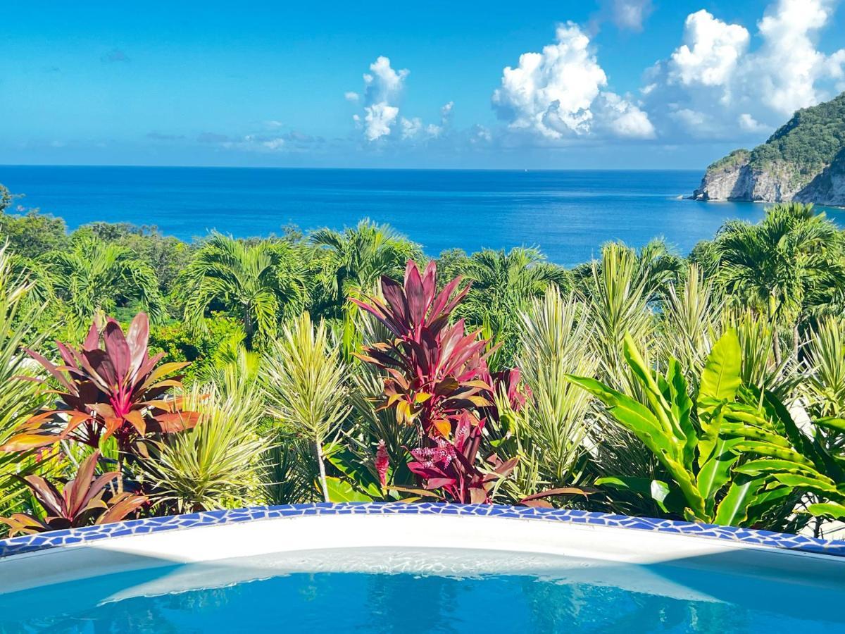 Vue Mer/3Beds/Piscine/Wifi/900 Metres De La Plage Deshaies Exterior photo