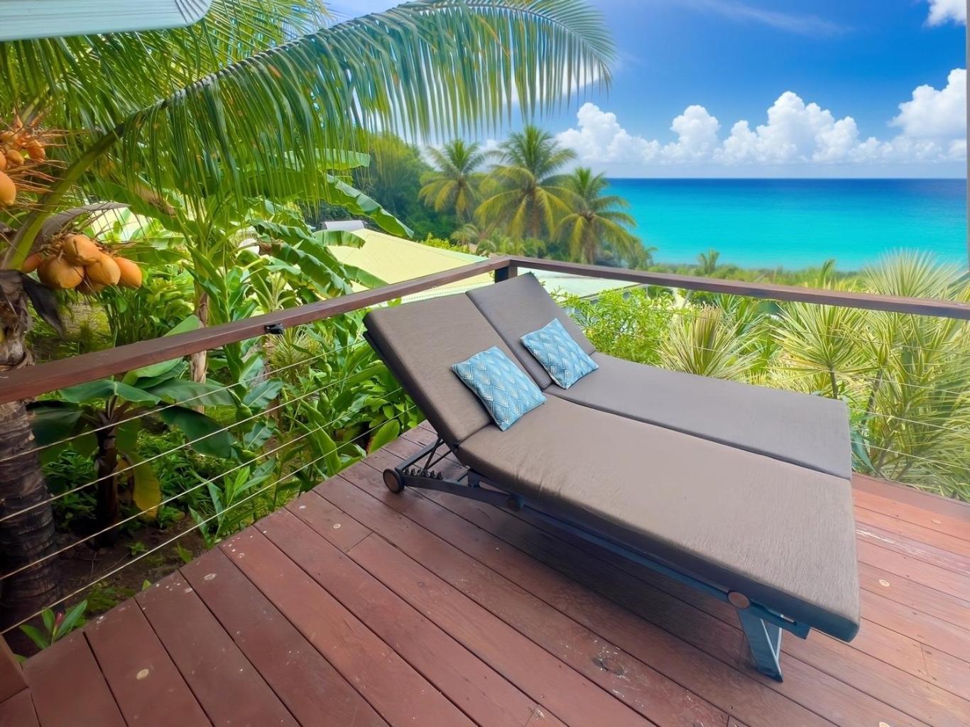 Vue Mer/3Beds/Piscine/Wifi/900 Metres De La Plage Deshaies Exterior photo